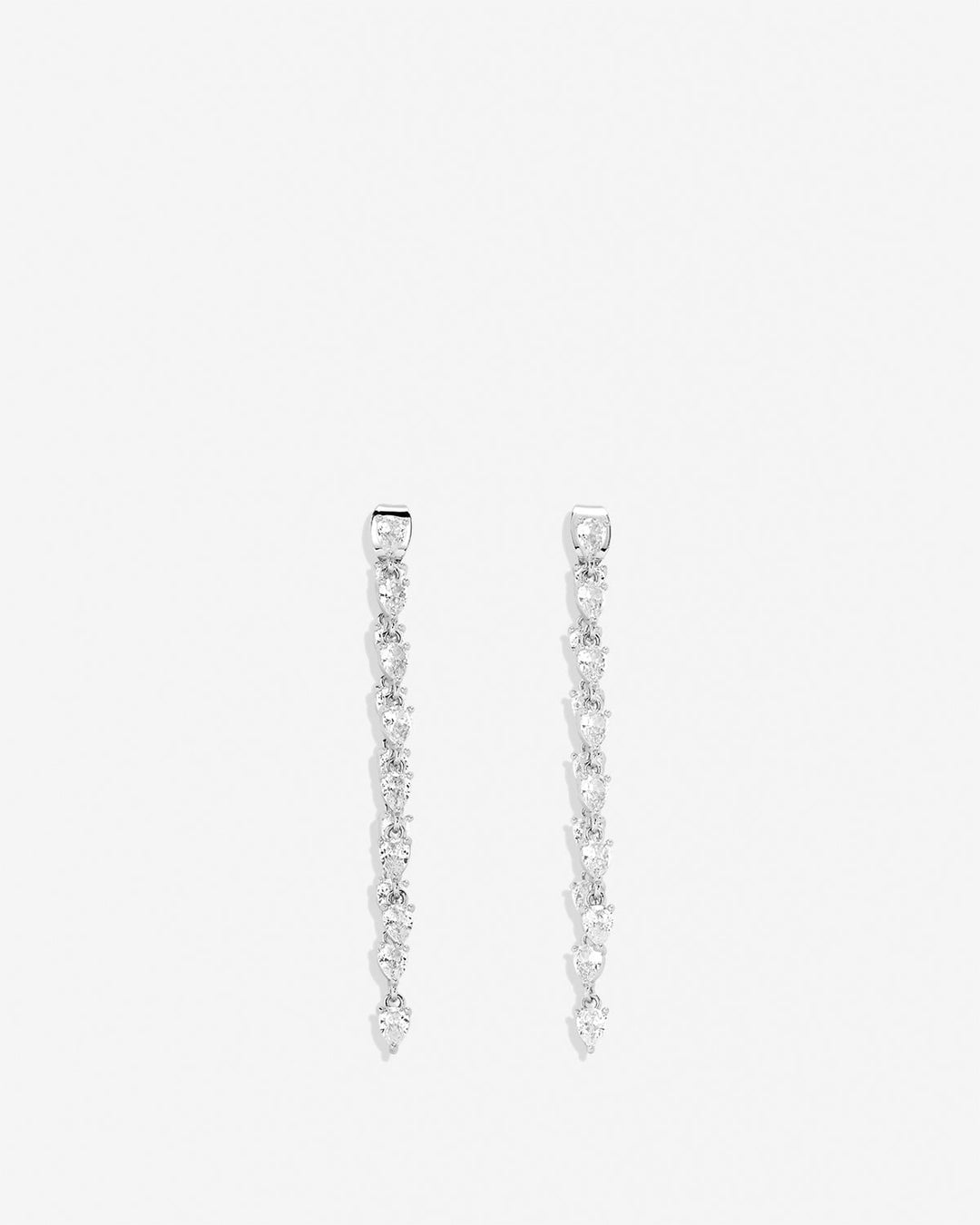 By My Side Pear Cut Chandelier Earrings – Bridesmaid Gift