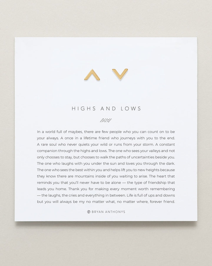 Highs & Lows Necklace & Earring Set – Friendship Jewelry by Bryan Anthonys