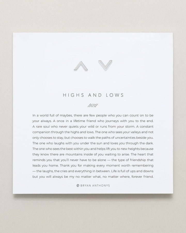 Highs & Lows Necklace & Earring Set – Friendship Jewelry by Bryan Anthonys