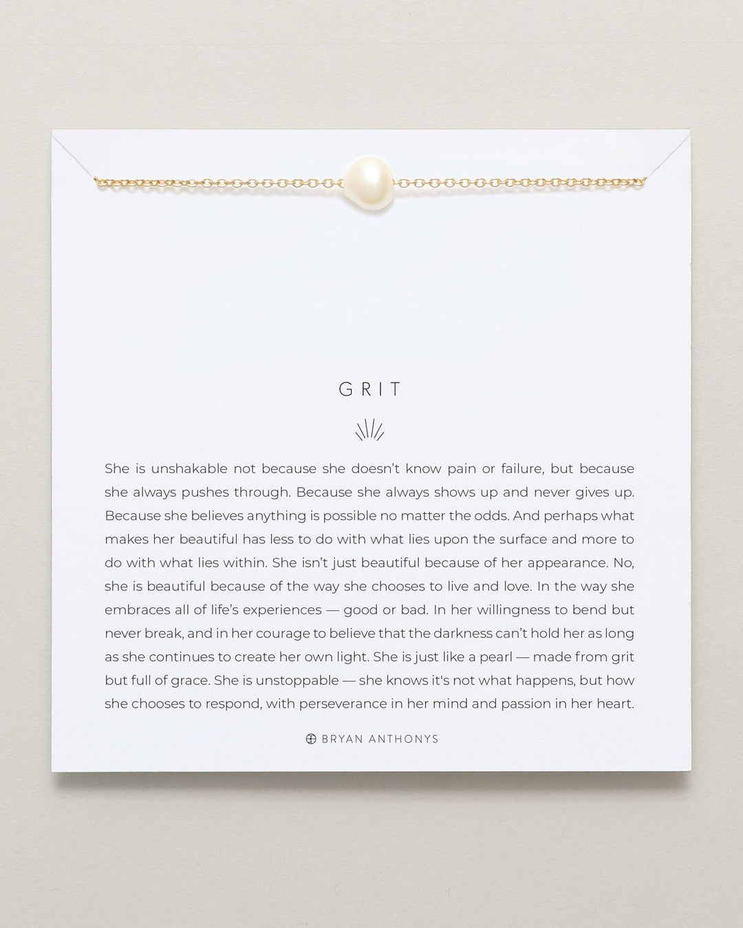 Grit & Strength Layered Necklace Set – Inspirational Jewelry by Bryan Anthonys