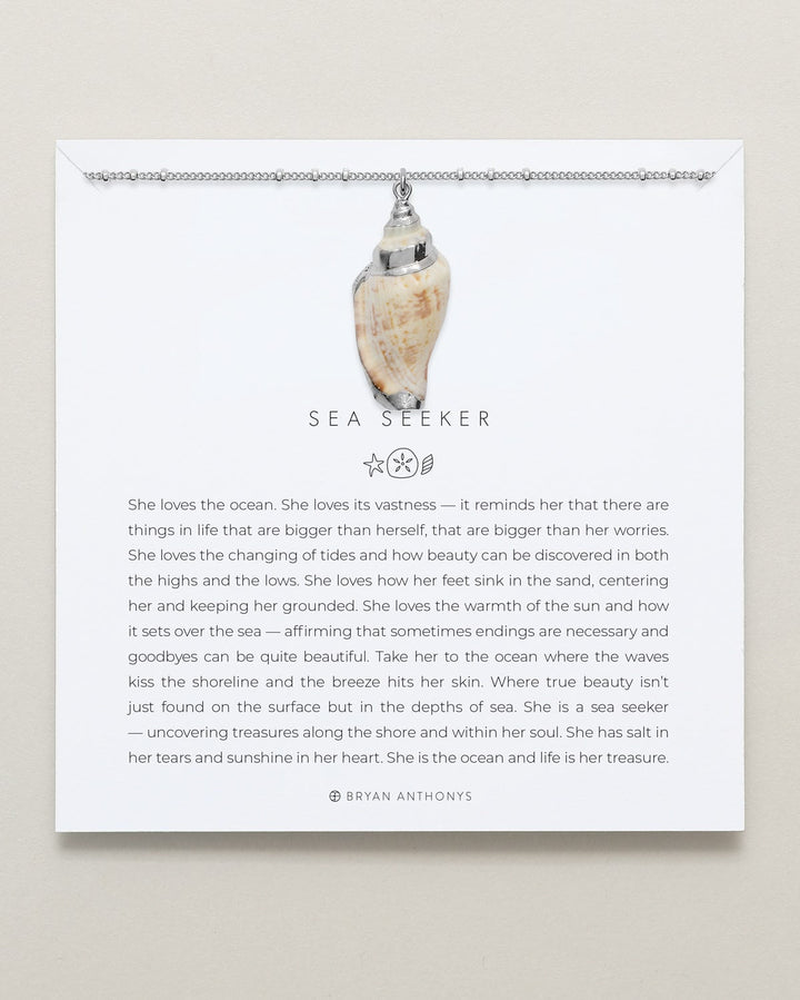 Sea Seeker Shell Necklace – Ocean-Inspired Jewelry by Bryan Anthonys