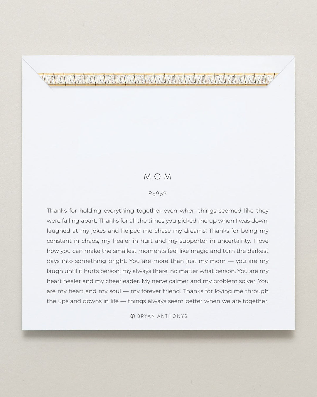 Mom Baguette Tennis Bracelet – Meaningful Gift