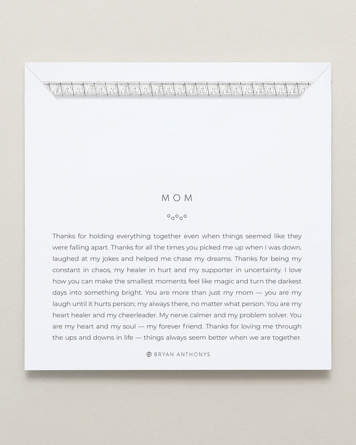 Mom Baguette Tennis Bracelet – Meaningful Gift