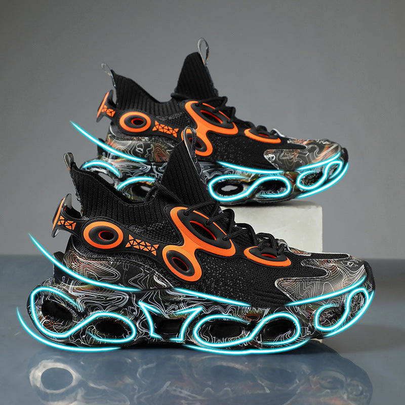 Men's Galaxy Blade Sneakers | Breathable Flyknit Running Shoes