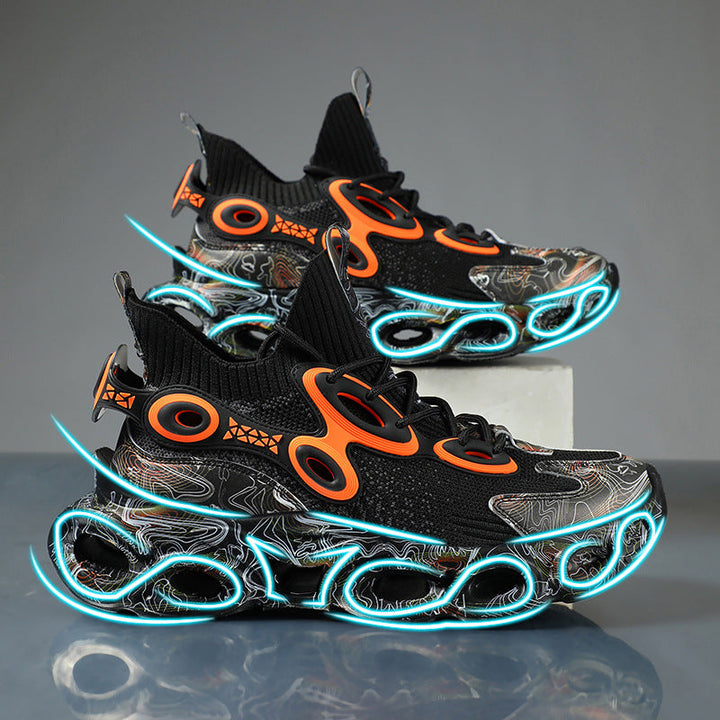 Men's Galaxy Blade Sneakers | Breathable Flyknit Running Shoes