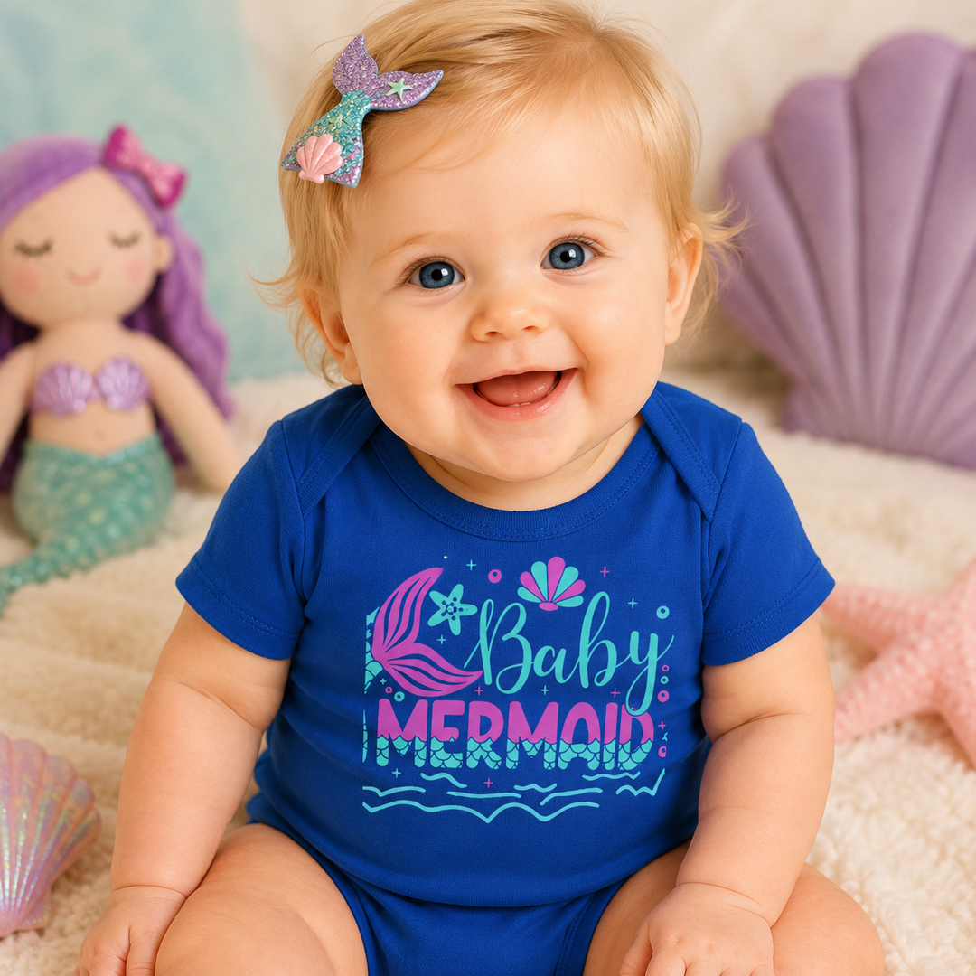 Baby Mermaid Infant Bodysuit | Mermaid Baby Outfit