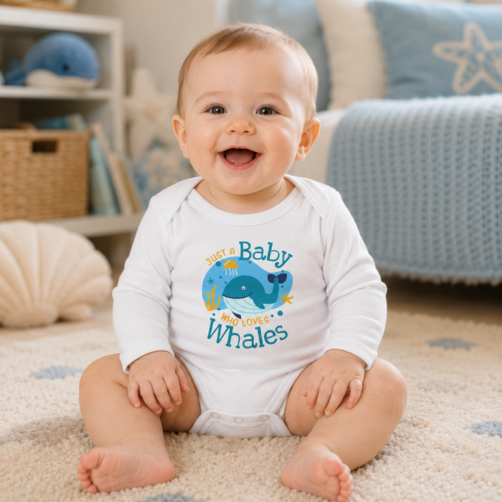 Baby Whale Infant Bodysuit | Cute Ocean Baby Onesie