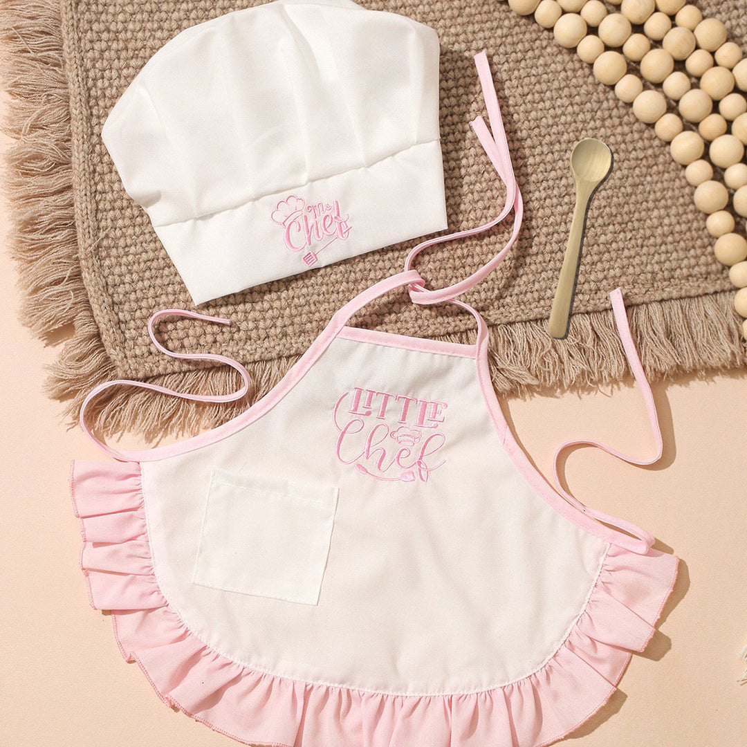 Newborn Little Chef Photo Outfit with Tall Hat