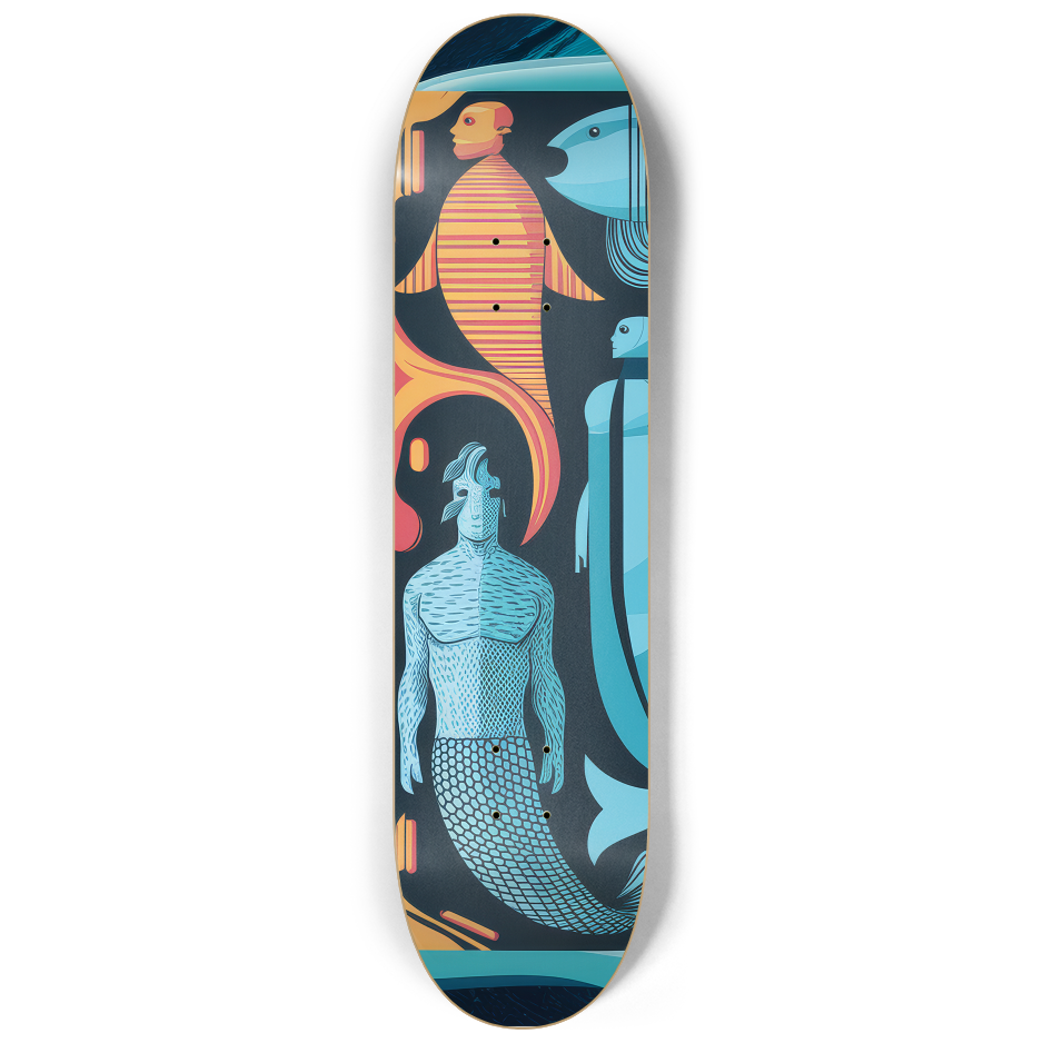 3 Skateboard Series Art - Marine Kin