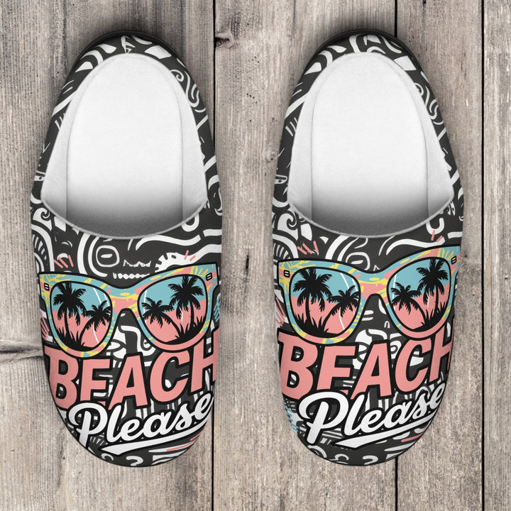 Men's Indoor Slippers - Beach Please