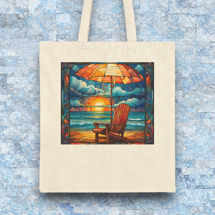 Cotton Canvas Tote Bag - Beach Rest