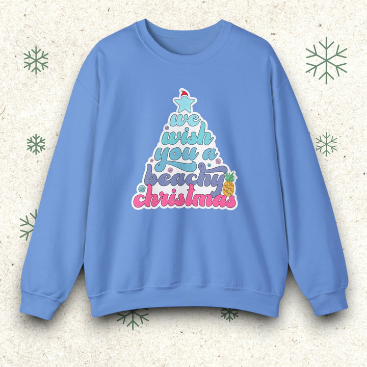 Beachy Christmas - Unisex Heavy Blend™ Crewneck Sweatshirt