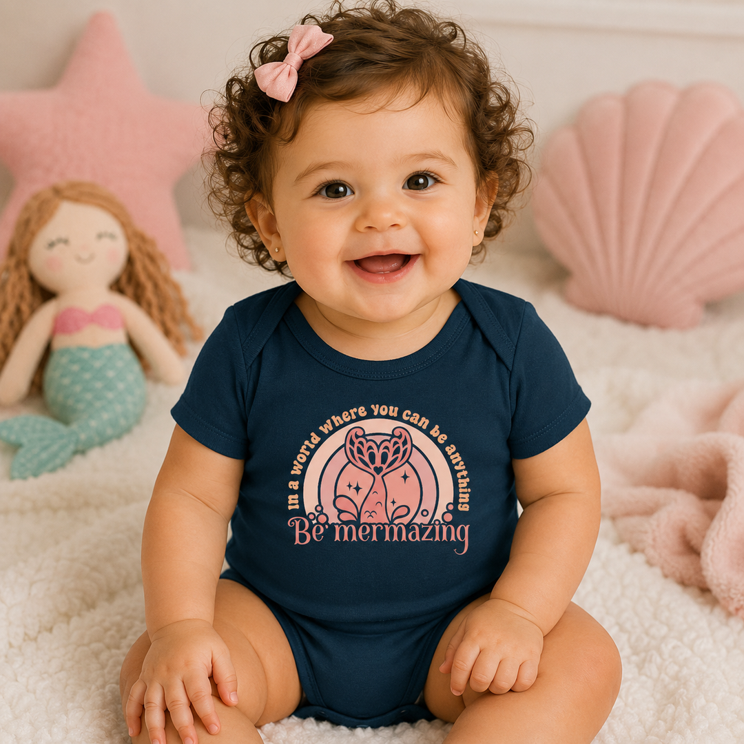 Be Mermazing Infant Bodysuit | Mermaid Baby Outfit