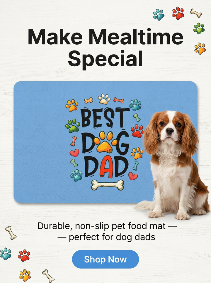 Pet Food Mat (12x18) - Best Dog Dad