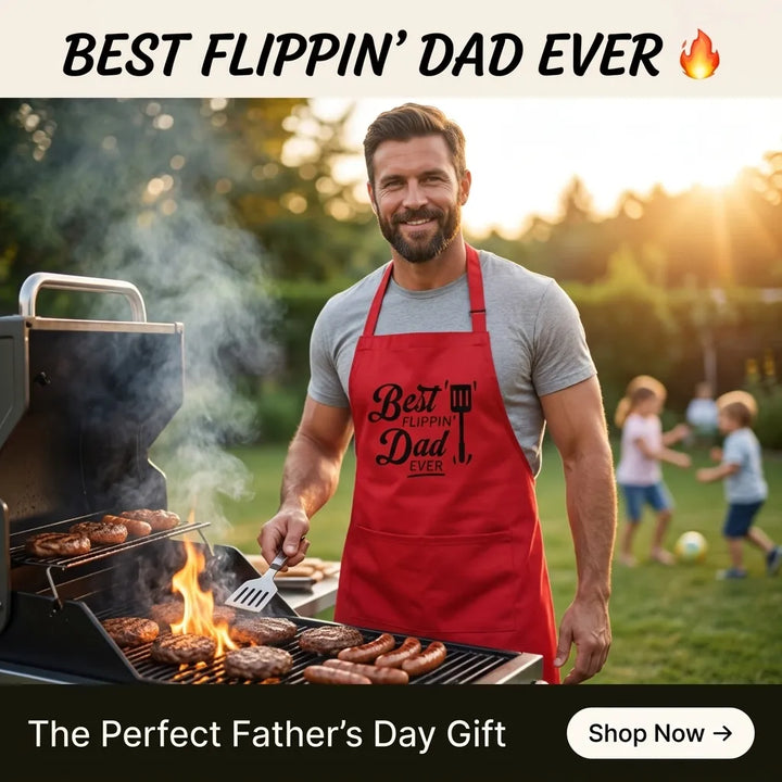 Cotton Apron - Best Flippin Dad Ever