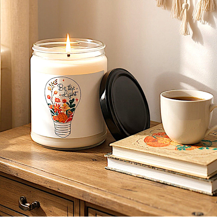 Scented Soy Candle, 9oz - Be The Light