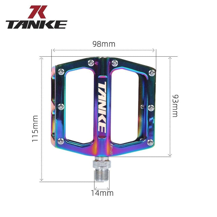 Ultralight Aluminum Bike Pedals – Anti-Skid Platform Pedals with Sealed Bearings