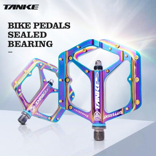 Ultralight Aluminum Bike Pedals – Anti-Skid Platform Pedals with Sealed Bearings