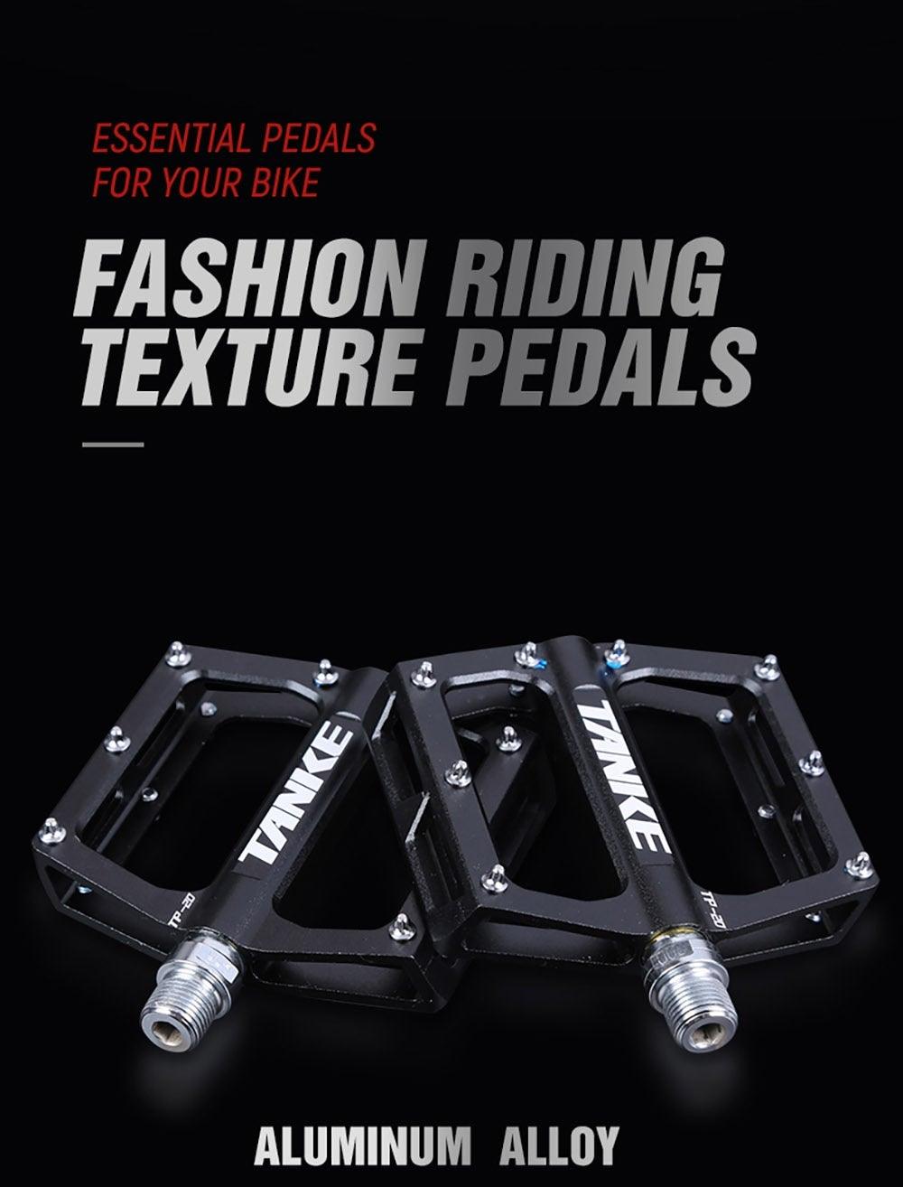 Ultralight Aluminum Bike Pedals – Anti-Skid Platform Pedals with Sealed Bearings