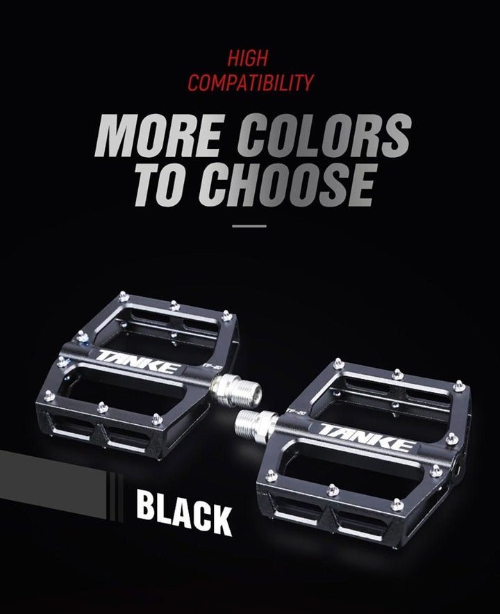 Ultralight Aluminum Bike Pedals – Anti-Skid Platform Pedals with Sealed Bearings