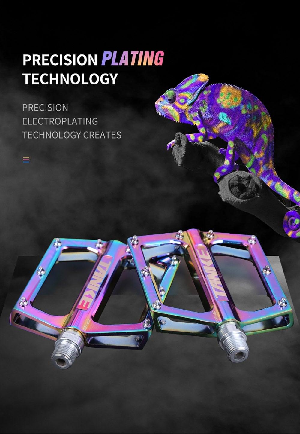 Ultralight Aluminum Bike Pedals – Anti-Skid Platform Pedals with Sealed Bearings