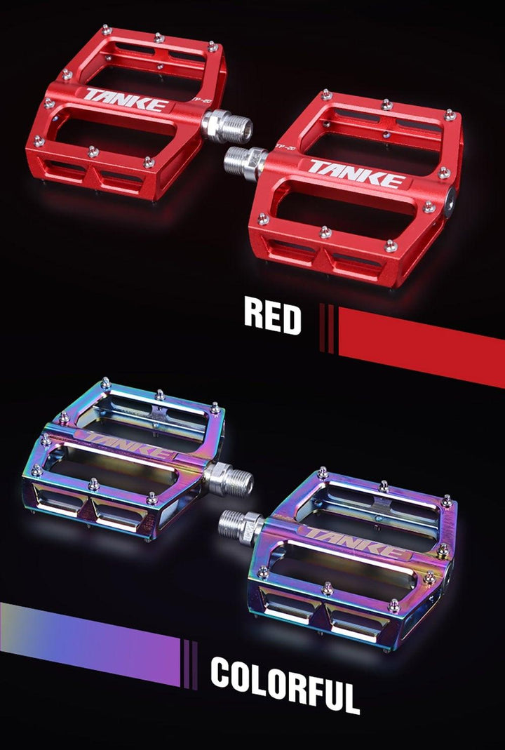 Ultralight Aluminum Bike Pedals – Anti-Skid Platform Pedals with Sealed Bearings