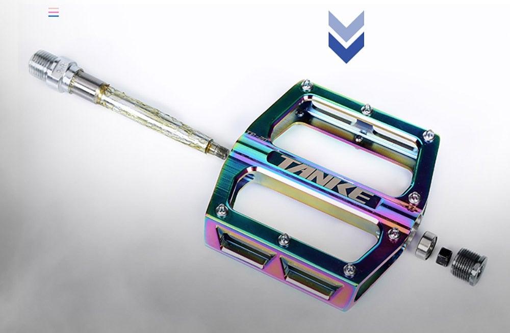 Ultralight Aluminum Bike Pedals – Anti-Skid Platform Pedals with Sealed Bearings