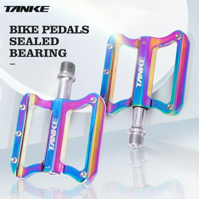 Ultralight Aluminum Bike Pedals – Anti-Skid Platform Pedals with Sealed Bearings