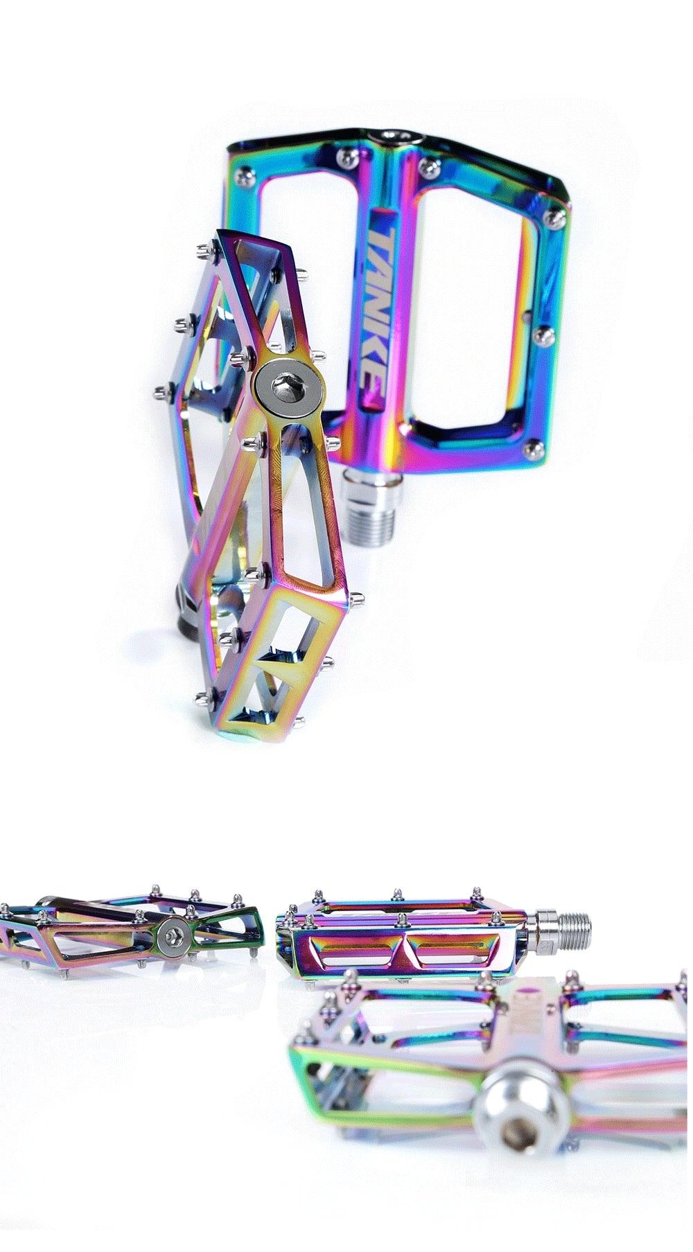 Ultralight Aluminum Bike Pedals – Anti-Skid Platform Pedals with Sealed Bearings