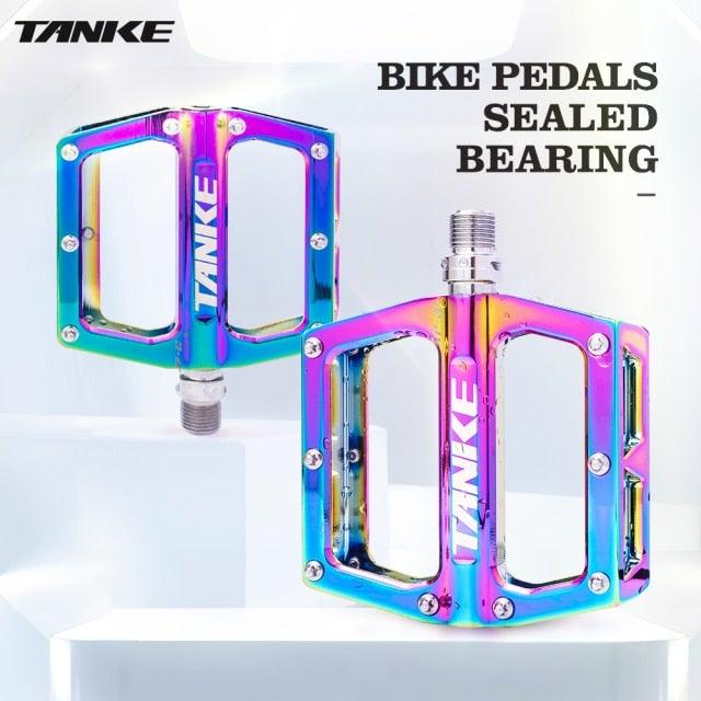 Ultralight Aluminum Bike Pedals – Anti-Skid Platform Pedals with Sealed Bearings