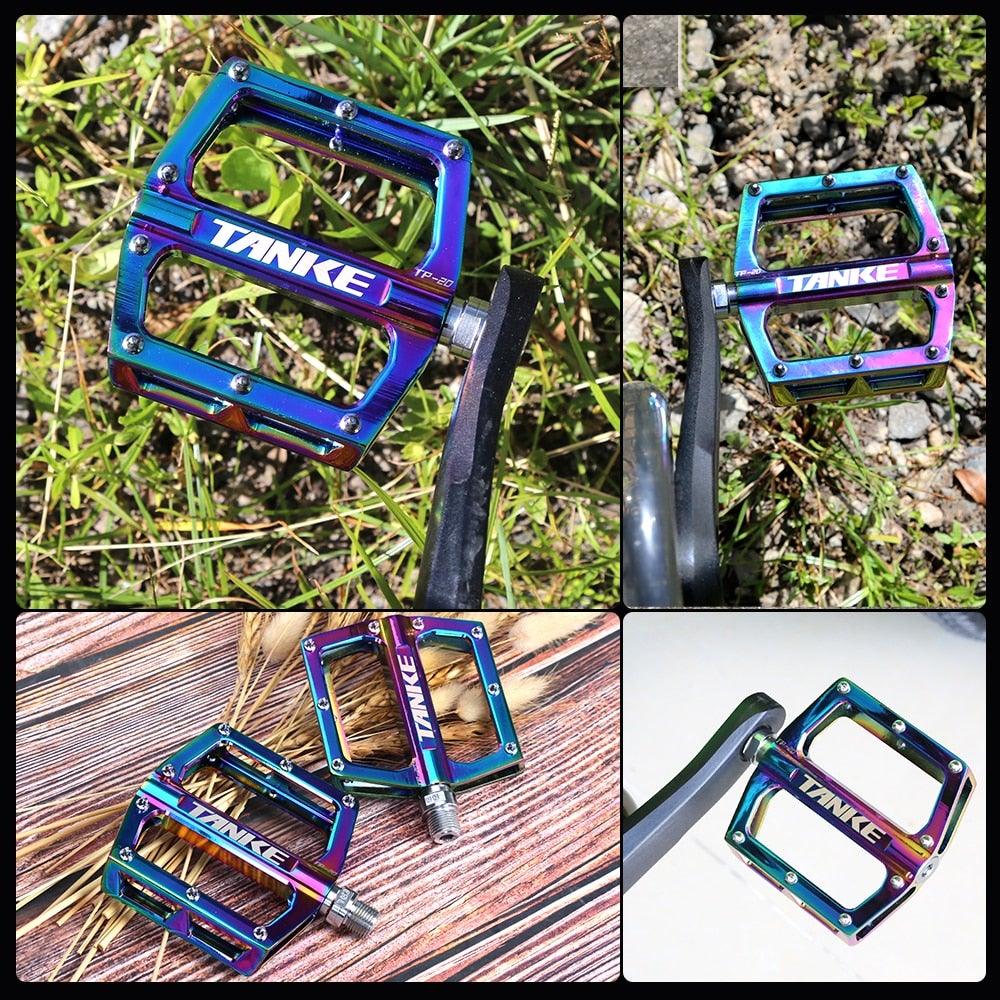Ultralight Aluminum Bike Pedals – Anti-Skid Platform Pedals with Sealed Bearings