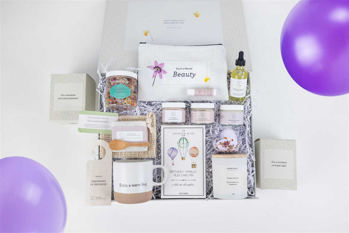 Birthday Gift Basket for Her | Pampering Spa Gift Box