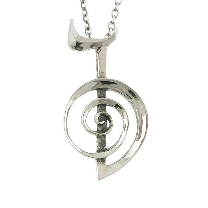 Cho Ku Rei Reiki Pendant | Handmade Sterling Silver Symbol Necklace