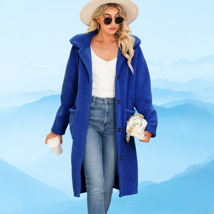 Collared Neck Button Down Coat