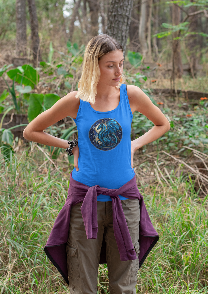 Unisex Jersey Tank - Blue Dragon