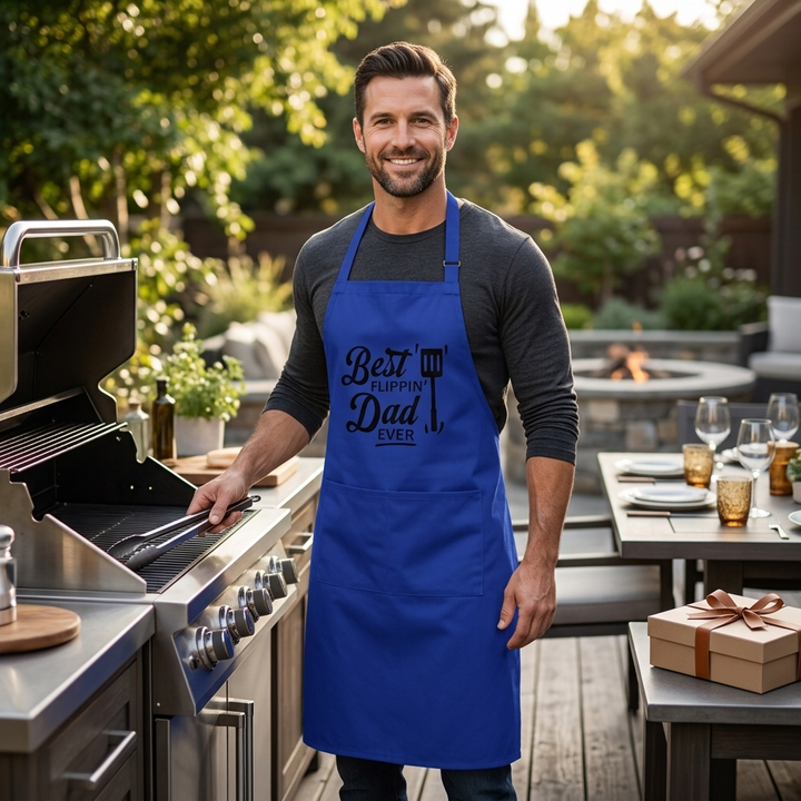 Cotton Apron - Best Flippin Dad Ever