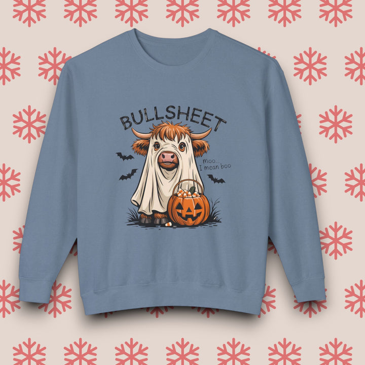 Cute Halloween Bullsheet Cow Sweatshirt