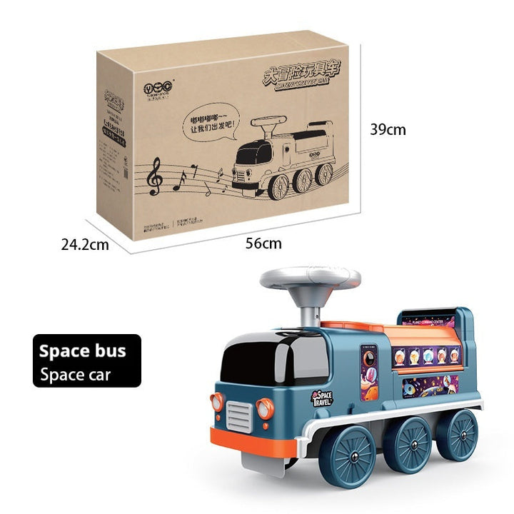 Kids’ Ride-On Adventure Vehicle – Fire Truck, Police Car or Space Bus