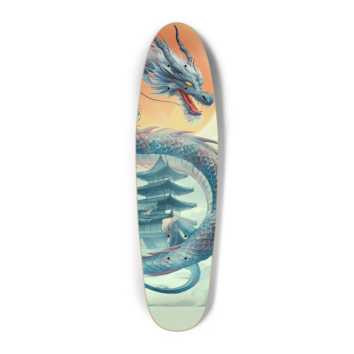 Japanese Guardian Dragon Custom Skateboard – Fantasy Art Deck