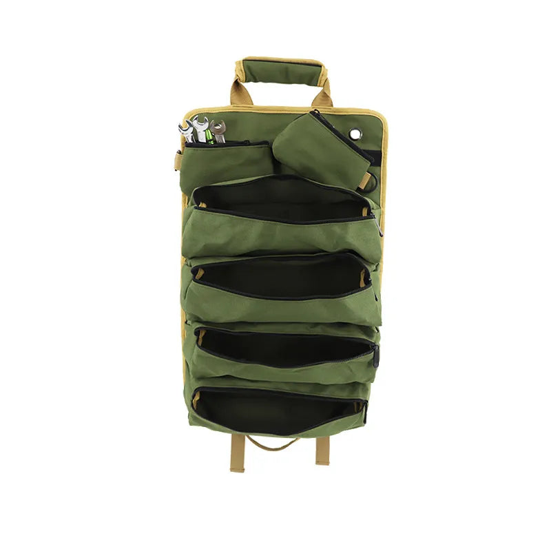 Roll-Up Tool Storage Bag – Portable Organizer Pouch