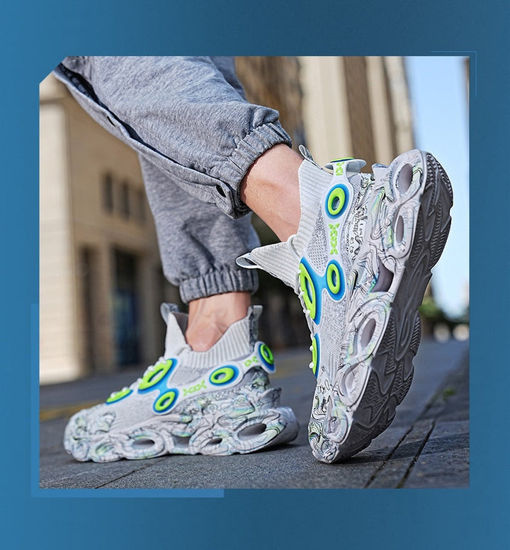 Men's Galaxy Blade Sneakers | Breathable Flyknit Running Shoes