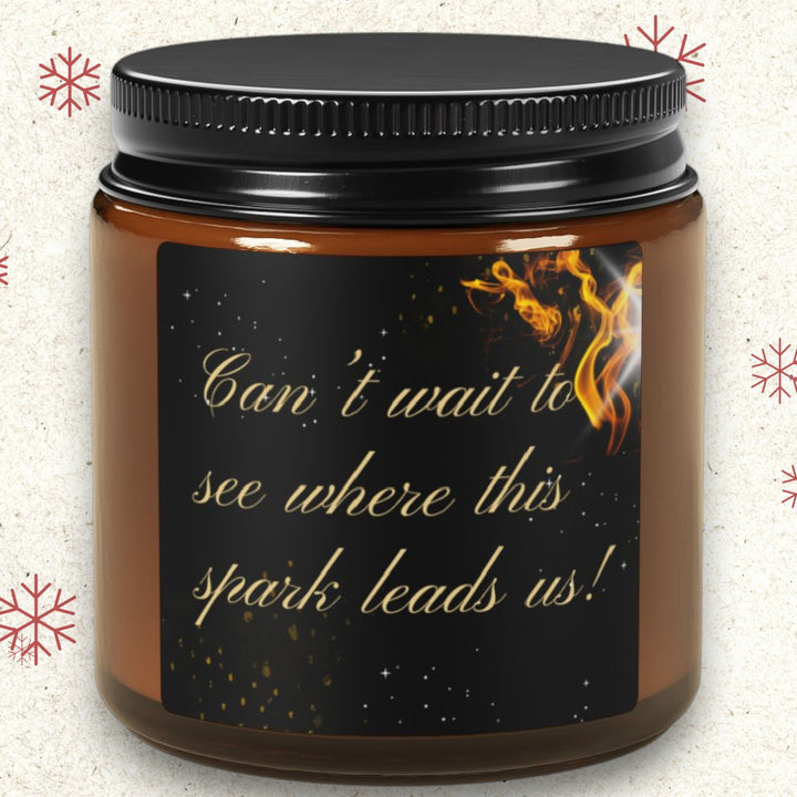 Scented Soy Candle (Multi-Size, Amber Jar) - Spark Leads Us