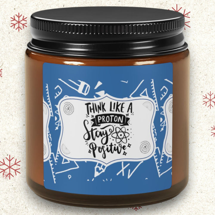 Scented Soy Candle (Multi-Size, Amber Jar) - Proton Positive