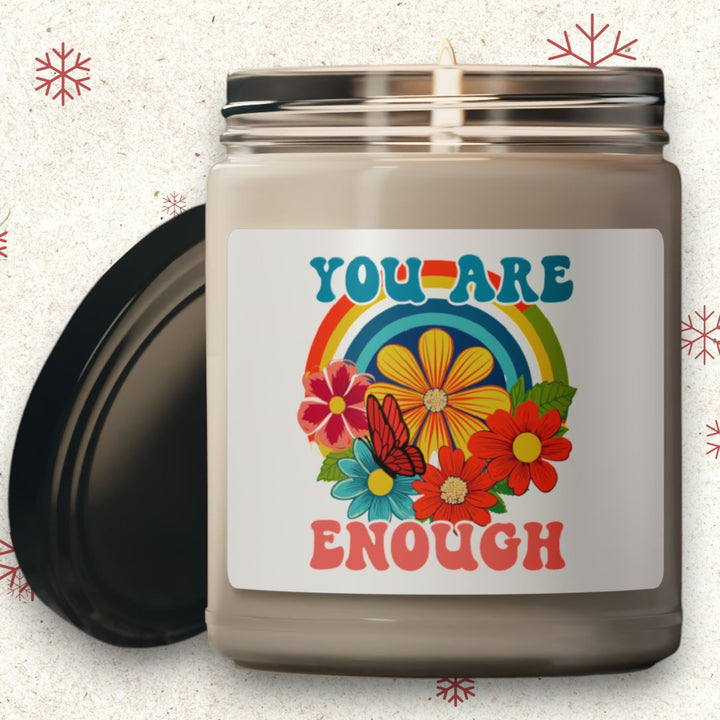 Scented Soy Candle, 9oz - You Are Enough