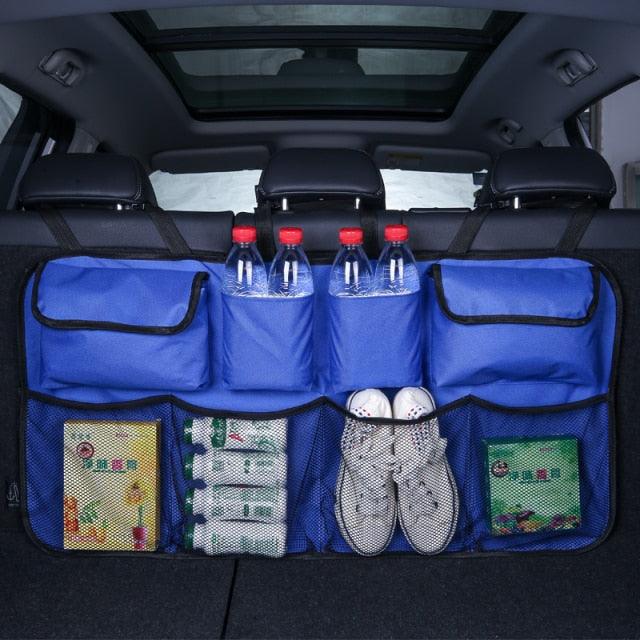 Hanging Car Trunk Organizer | Adjustable Backseat Storage Bag