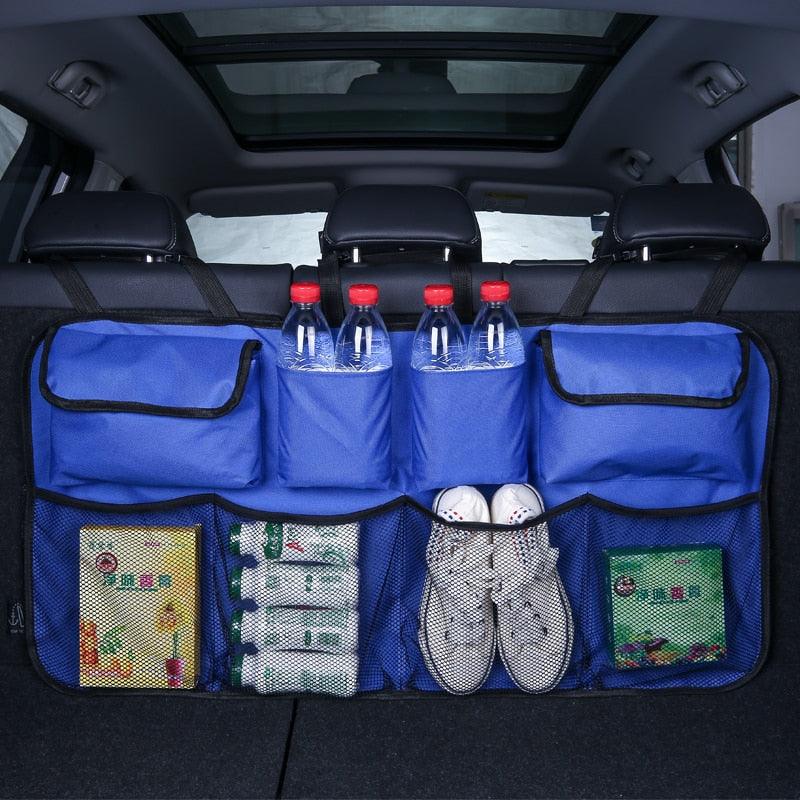 Hanging Car Trunk Organizer | Adjustable Backseat Storage Bag