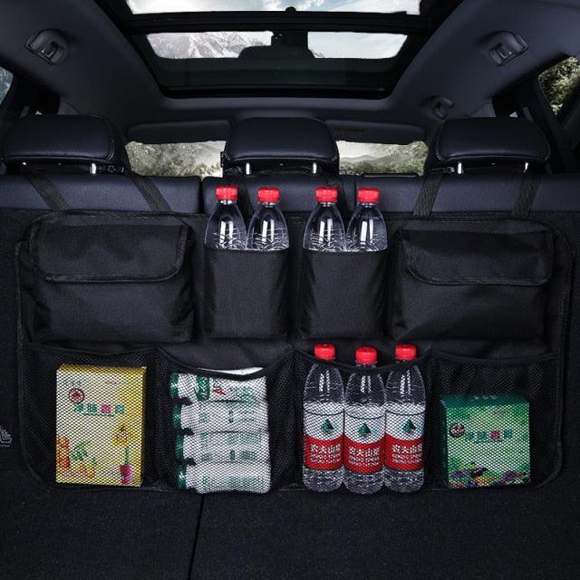 Hanging Car Trunk Organizer | Adjustable Backseat Storage Bag