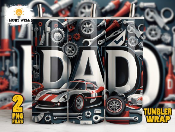 Tumbler 20oz - Car Dad