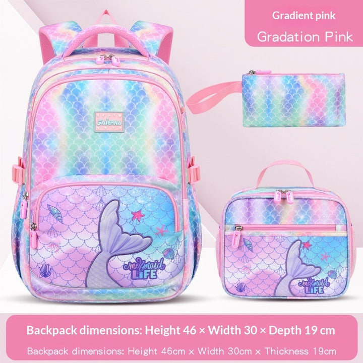 Large-Capacity Backpack Set For Female Students
