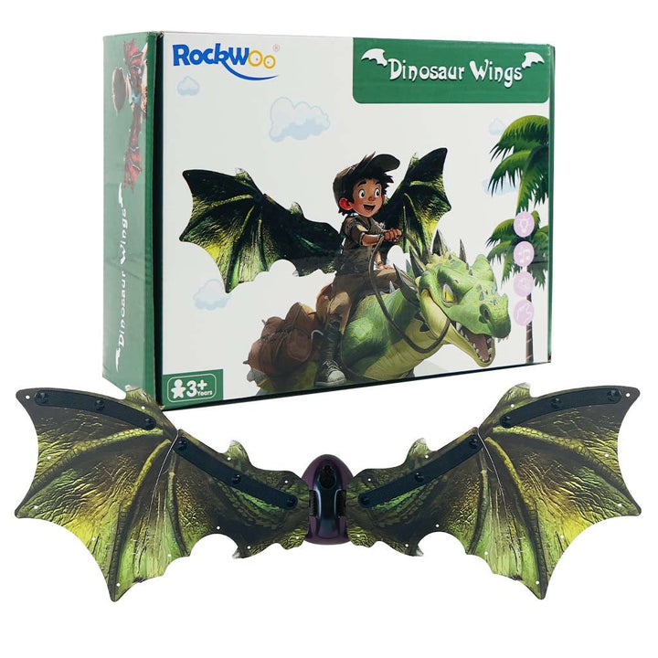 Light-Up Dinosaur Butterfly Wings – Battery-Powered Costume Accessory